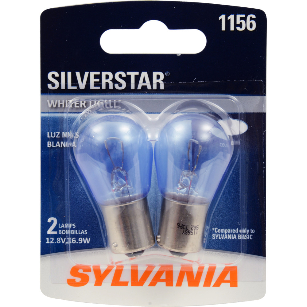 SYLVANIA RETAIL PACKS - SilverStar Blister Pack Twin Center High Mount Stop Light Bulb (Center) - SYR 1156ST.BP2