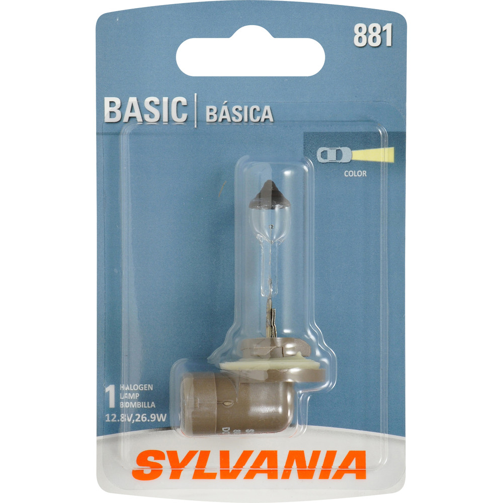 SYLVANIA RETAIL PACKS - Blister Pack Fog Light Bulb (Front) - SYR 881.BP