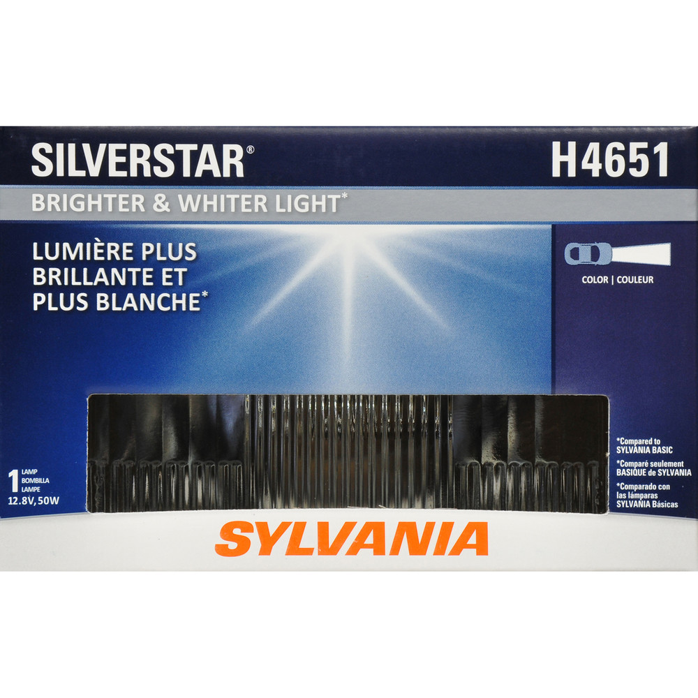 SYLVANIA RETAIL PACKS - SilverStar Box Headlight Bulb (Low Beam) - SYR H4651ST.BX