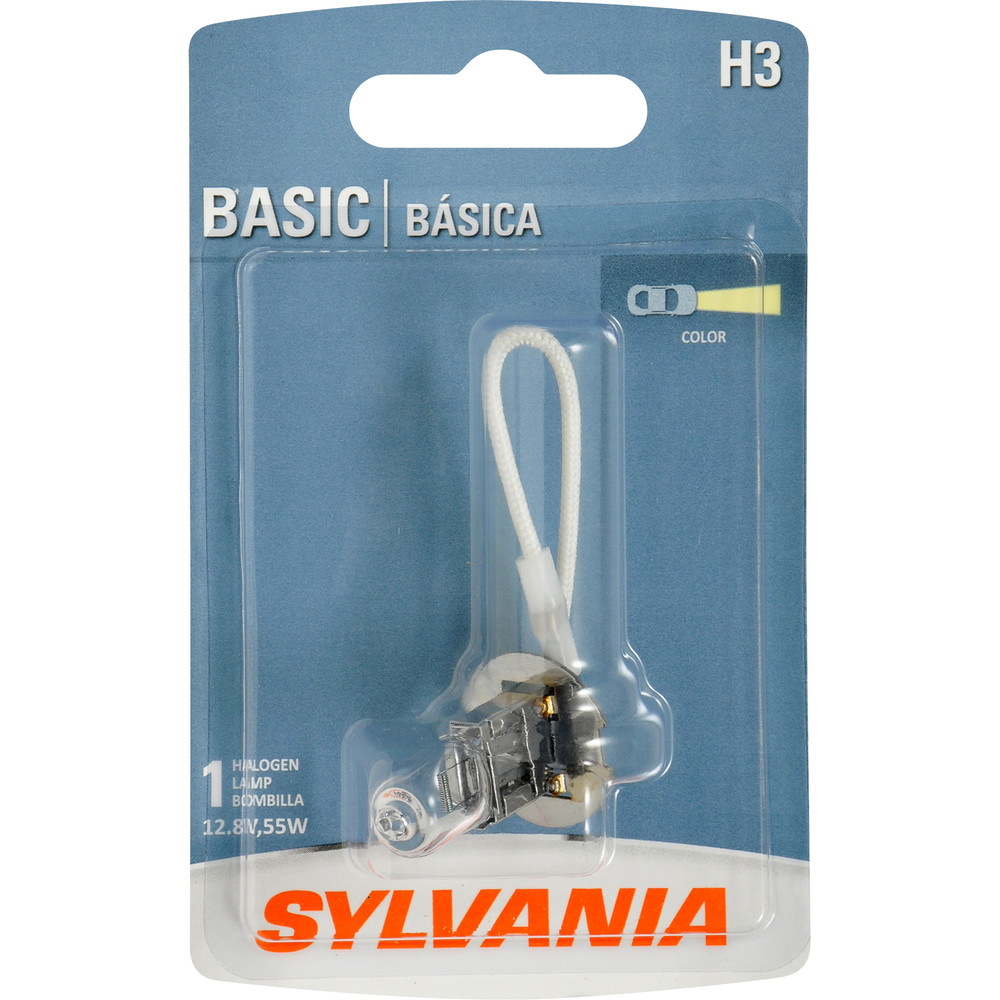 SYLVANIA RETAIL PACKS - Blister Pack Fog Light Bulb (Front) - SYR H3.BP
