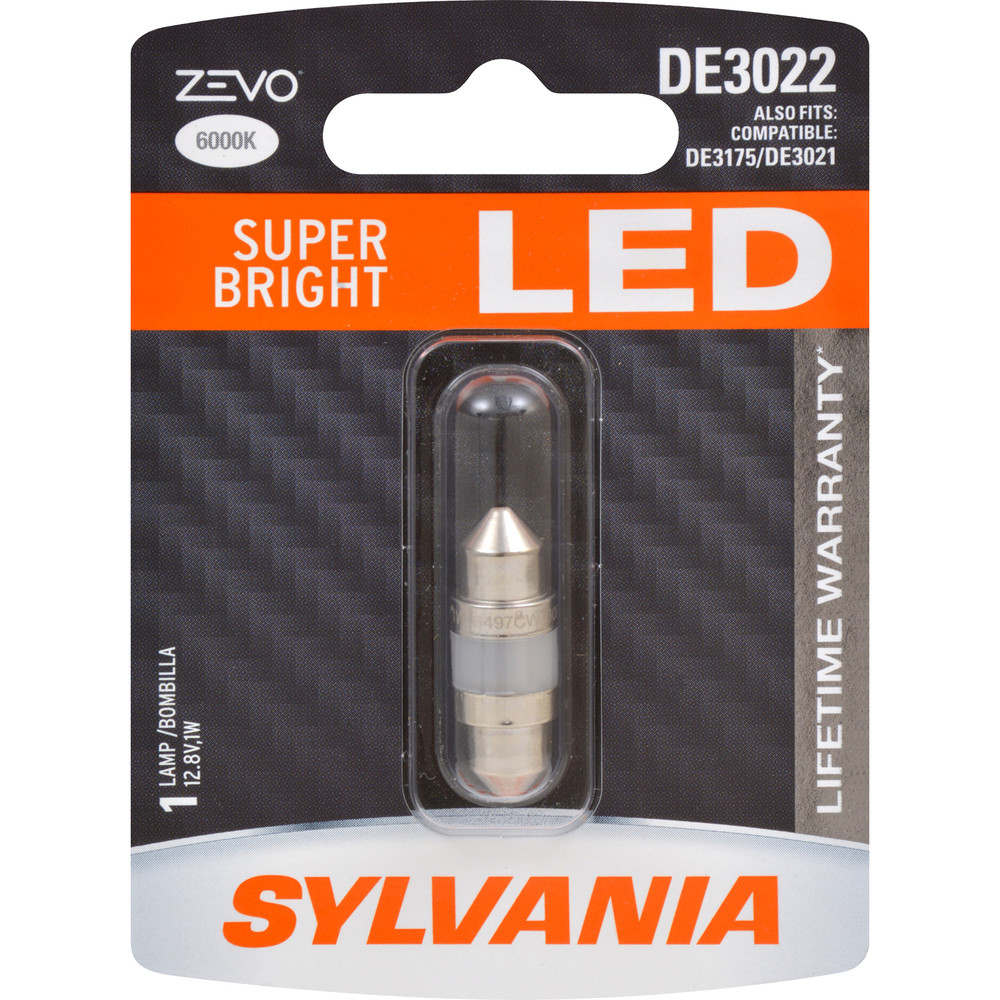 SYLVANIA RETAIL PACKS - ZEVO Blister Pack Glove Box Light Bulb - SYR DE3022LED.BP