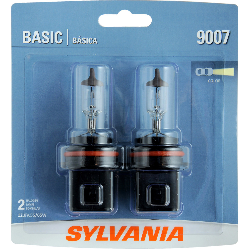 SYLVANIA RETAIL PACKS - Blister Pack Twin Headlight Bulb (High Beam and Low Beam) - SYR 9007.BP2