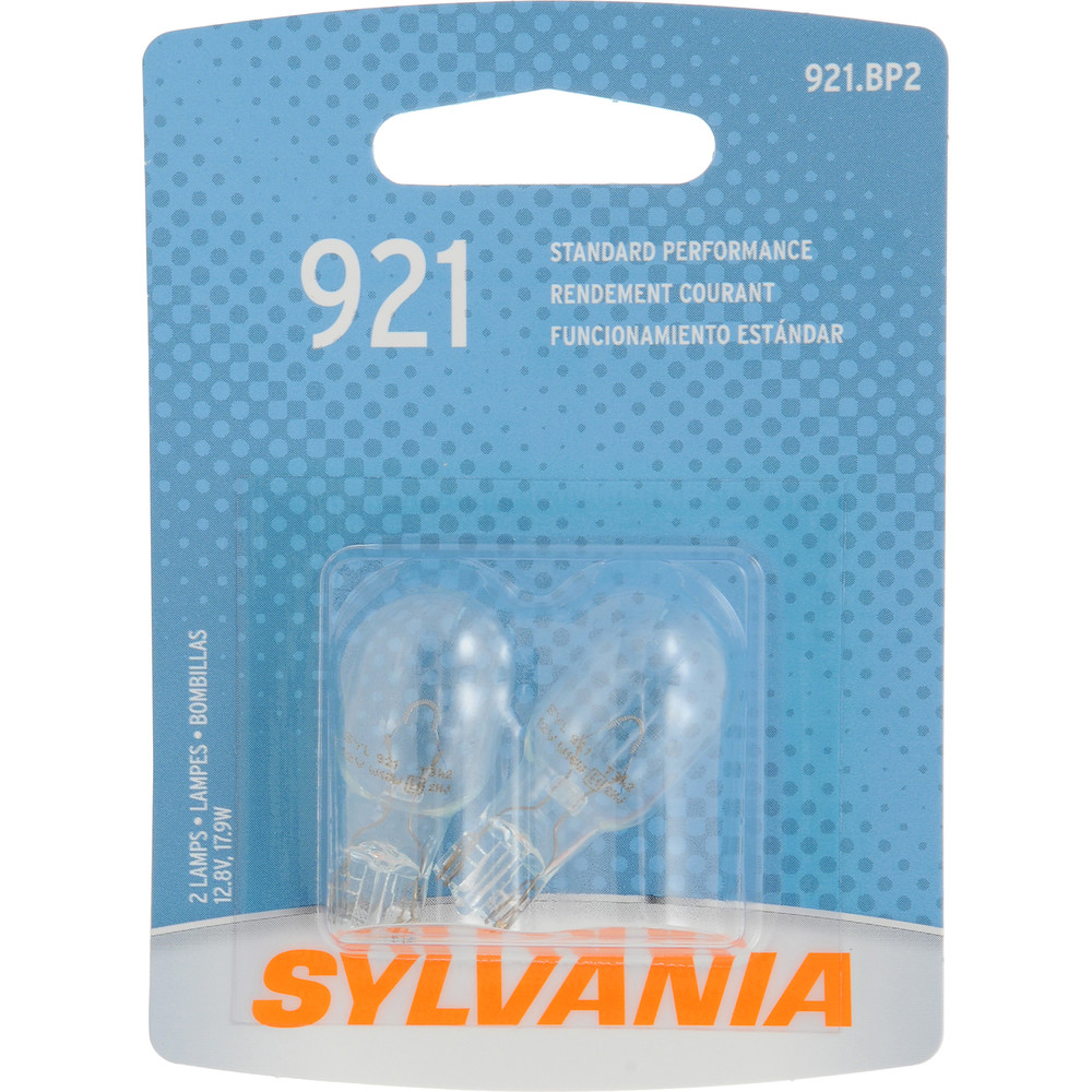 SYLVANIA RETAIL PACKS - Blister Pack Twin Back Up Light Bulb - SYR 921.BP2