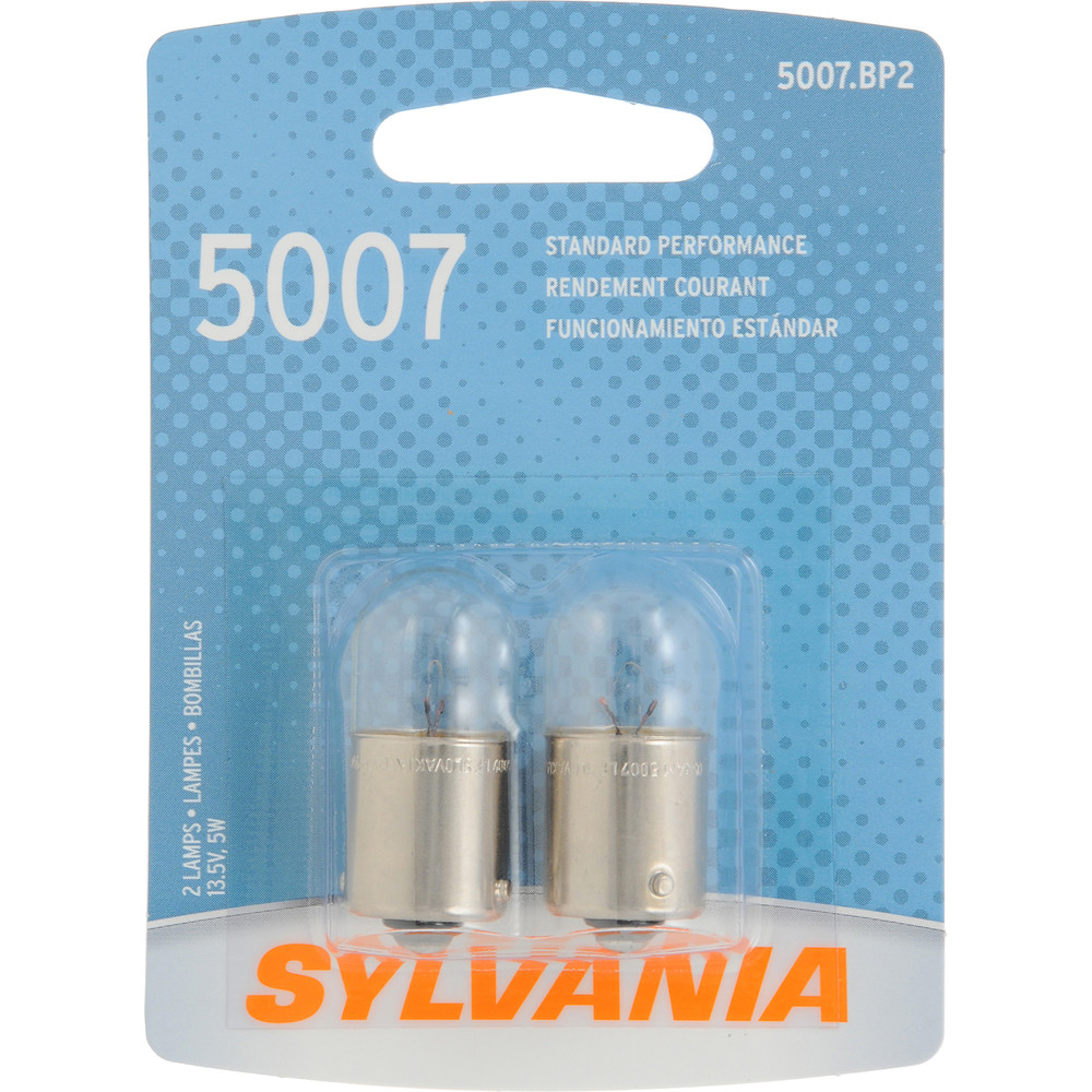 SYLVANIA RETAIL PACKS - Blister Pack Twin License Light Bulb - SYR 5007.BP2
