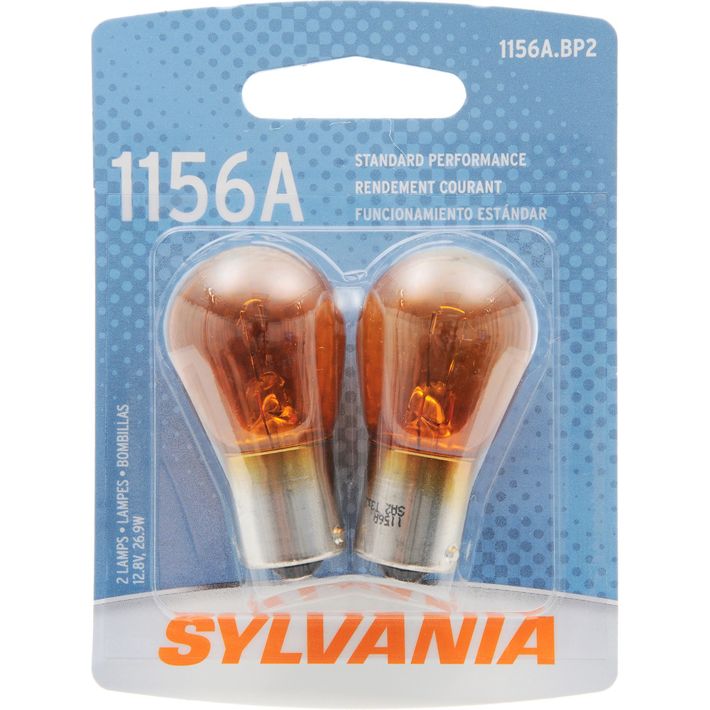 SYLVANIA RETAIL PACKS - SYLVANIA Amber Blister Pack TWIN (Rear) - SYR 1156A.BP2
