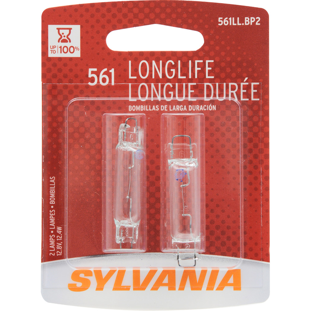 SYLVANIA RETAIL PACKS - Long Life Blister Pack Twin Engine Compartment Light Bulb - SYR 561LL.BP2