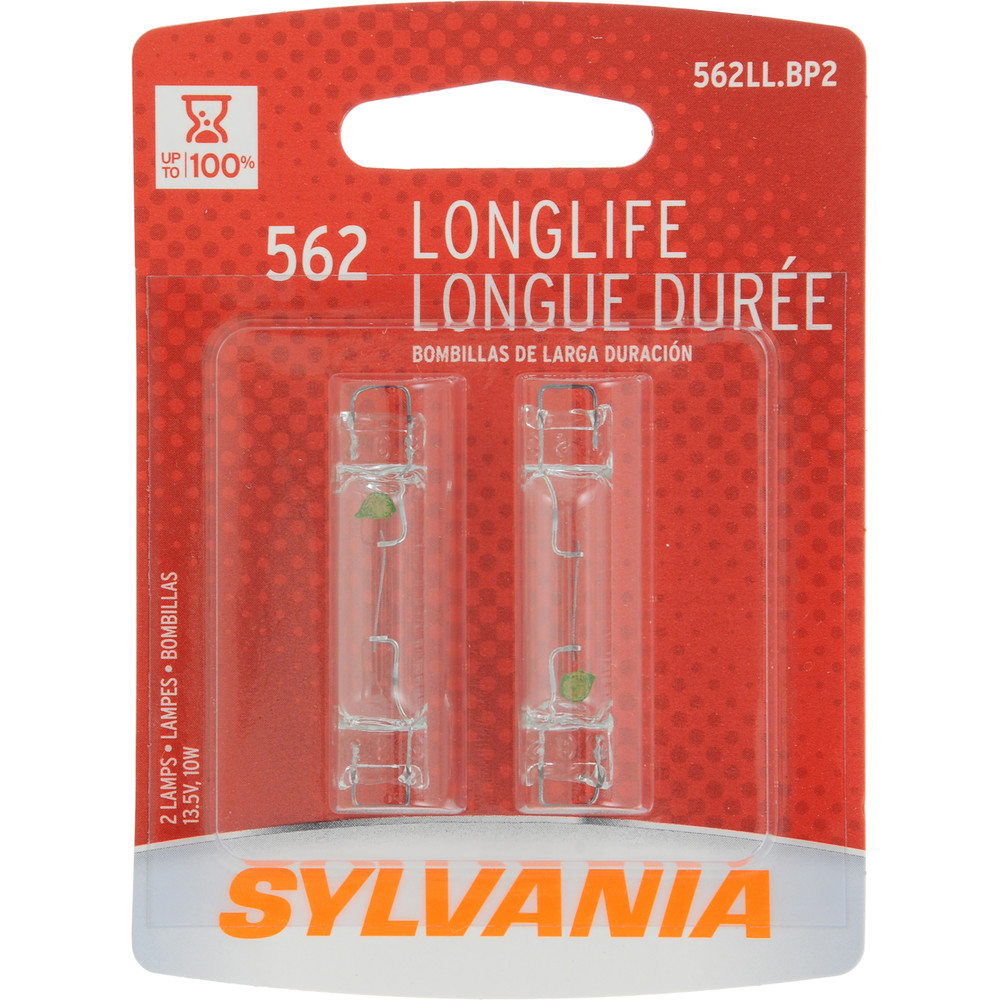 SYLVANIA RETAIL PACKS - Long Life Blister Pack Twin Map Light Bulb - SYR 562LL.BP2