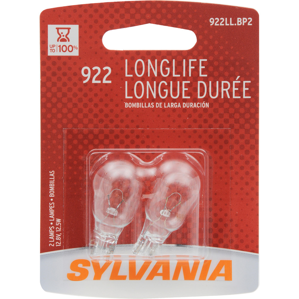 SYLVANIA RETAIL PACKS - Long Life Blister Pack Twin Trunk or Cargo Area Light - SYR 922LL.BP2