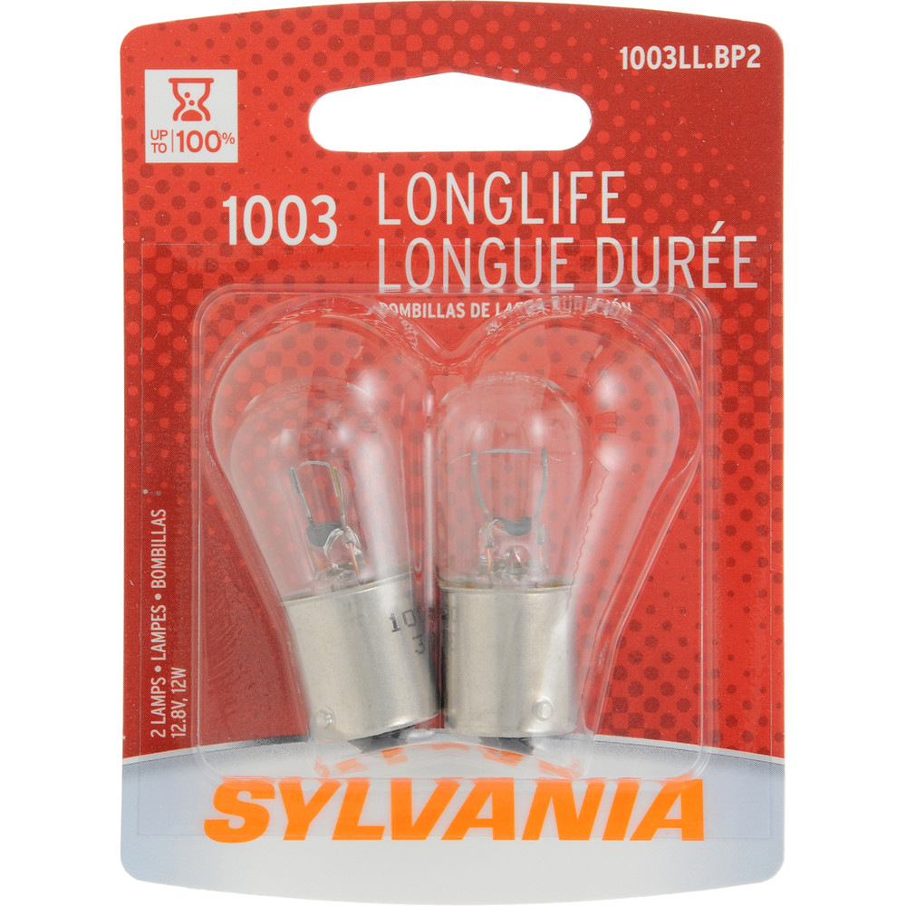 SYLVANIA RETAIL PACKS - Long Life Blister Pack Twin Center High Mount Stop Light Bulb (Center) - SYR 1003LL.BP2