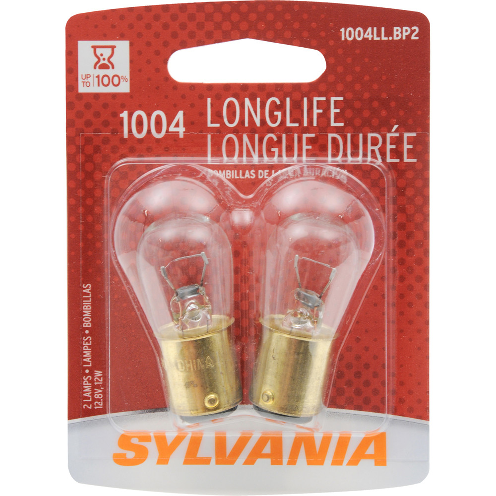 SYLVANIA RETAIL PACKS - Long Life Blister Pack Twin Engine Compartment Light Bulb - SYR 1004LL.BP2