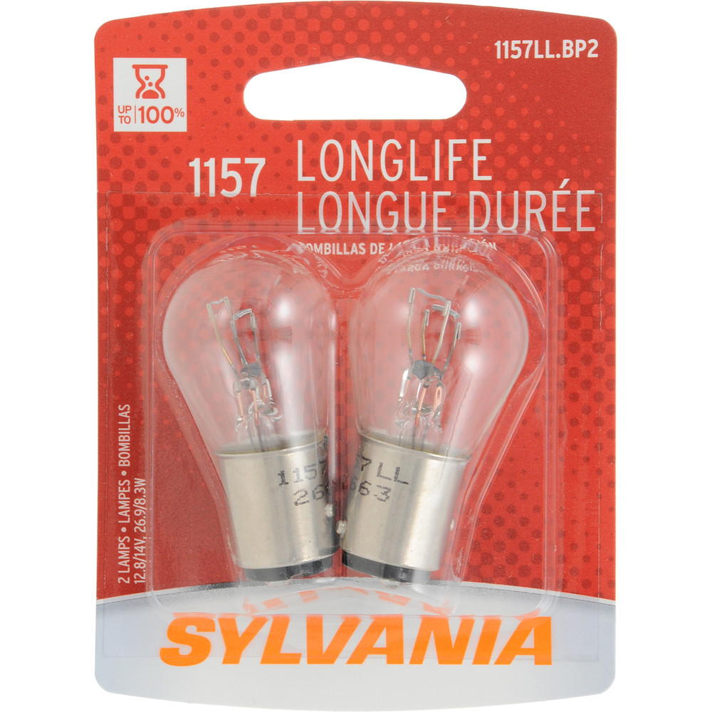 SYLVANIA RETAIL PACKS - Long Life Blister Pack Twin Back Up Light Bulb - SYR 1157LL.BP2