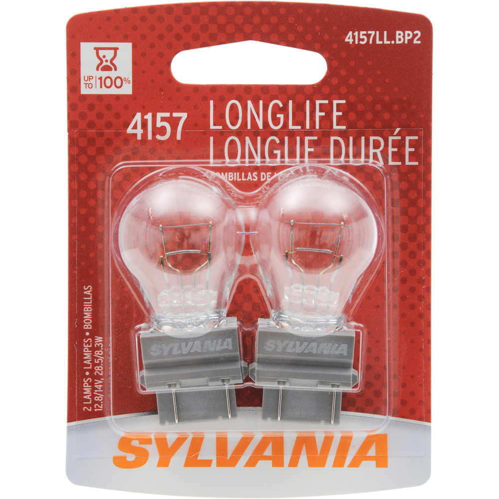 SYLVANIA RETAIL PACKS - Long Life Blister Pack Twin Tail Light Bulb - SYR 4157LL.BP2