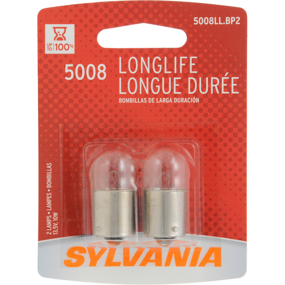 SYLVANIA RETAIL PACKS - Long Life Blister Pack Twin Tail Light Bulb - SYR 5008LL.BP2