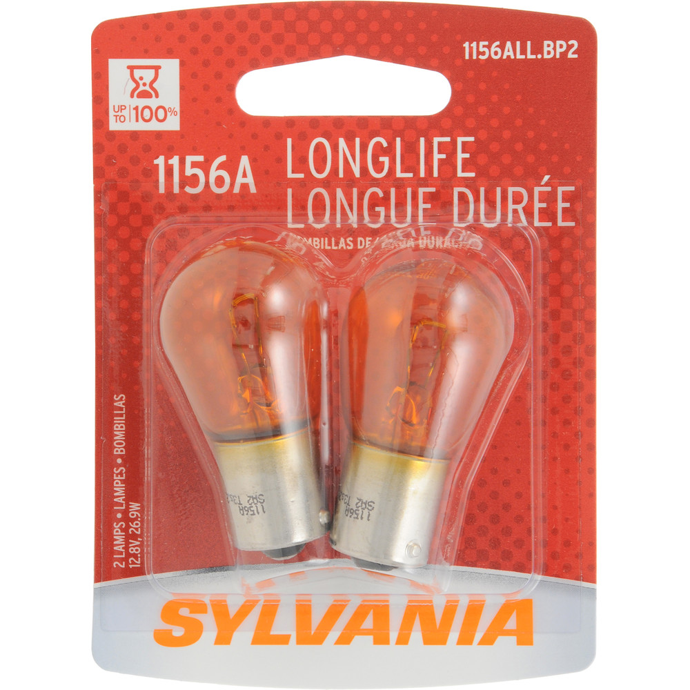 SYLVANIA RETAIL PACKS - SYLVANIA Amber Long Life Blister Pack TWIN (Rear) - SYR 1156ALL.BP2