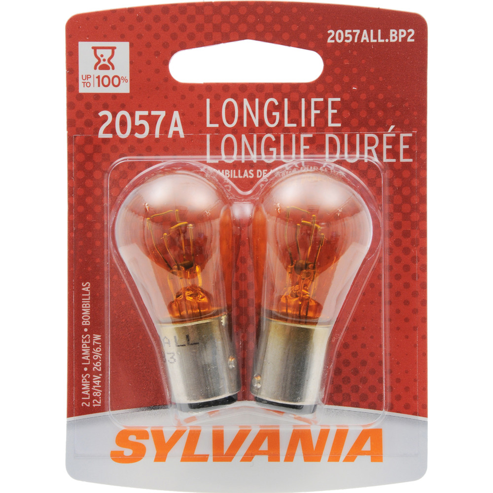 SYLVANIA RETAIL PACKS - SYLVANIA Amber Long Life Blister Pack TWIN - SYR 2057ALL.BP2