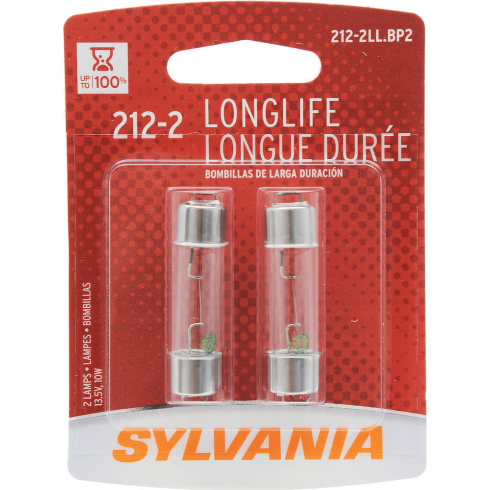 SYLVANIA RETAIL PACKS - Long Life Blister Pack Twin Vanity Mirror Light Bulb - SYR 212-2LL.BP2