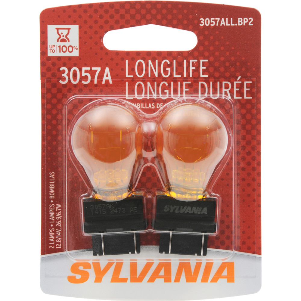 SYLVANIA RETAIL PACKS - SYLVANIA Amber Long Life Blister Pack TWIN - SYR 3057ALL.BP2