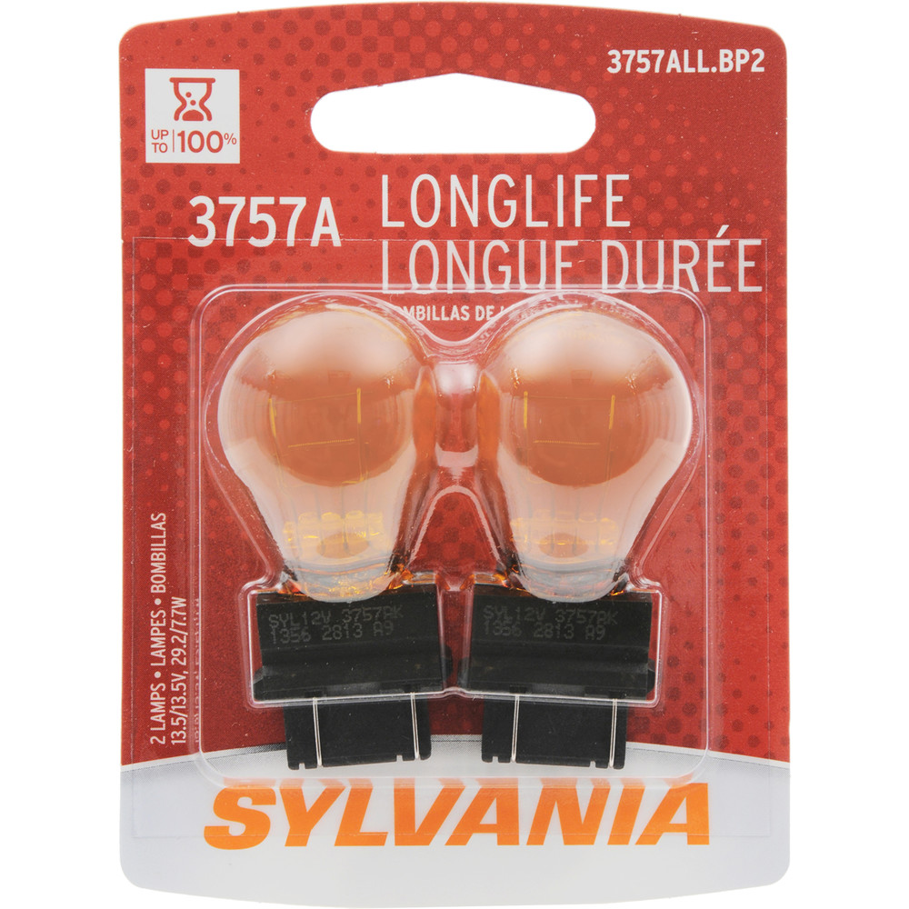SYLVANIA RETAIL PACKS - SYLVANIA Amber Long Life Blister Pack TWIN - SYR 3757ALL.BP2