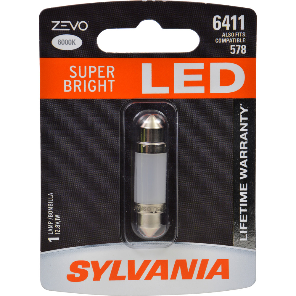 SYLVANIA RETAIL PACKS - ZEVO Blister Pack Map Light Bulb - SYR 6411LED.BP