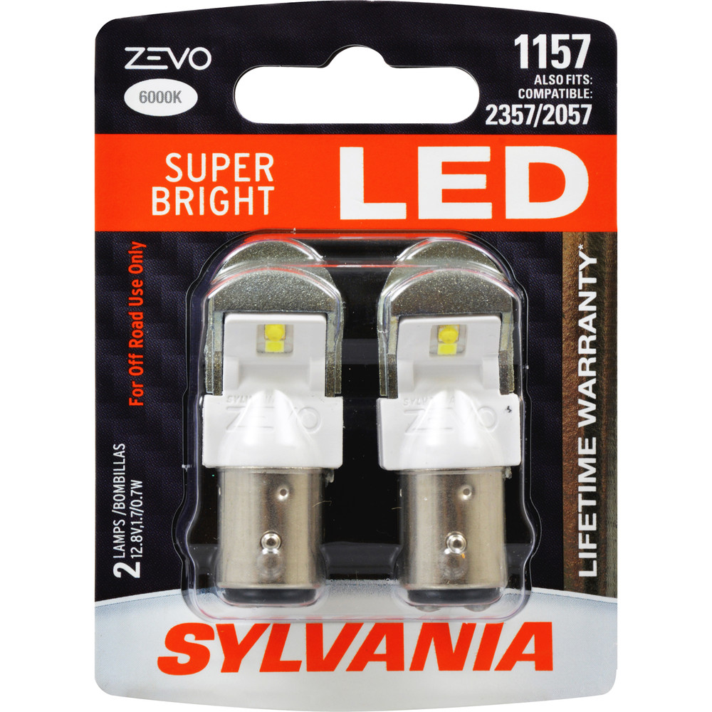SYLVANIA RETAIL PACKS - ZEVO Blister Pack Twin Turn Signal Light Bulb - SYR 1157LED.BP2