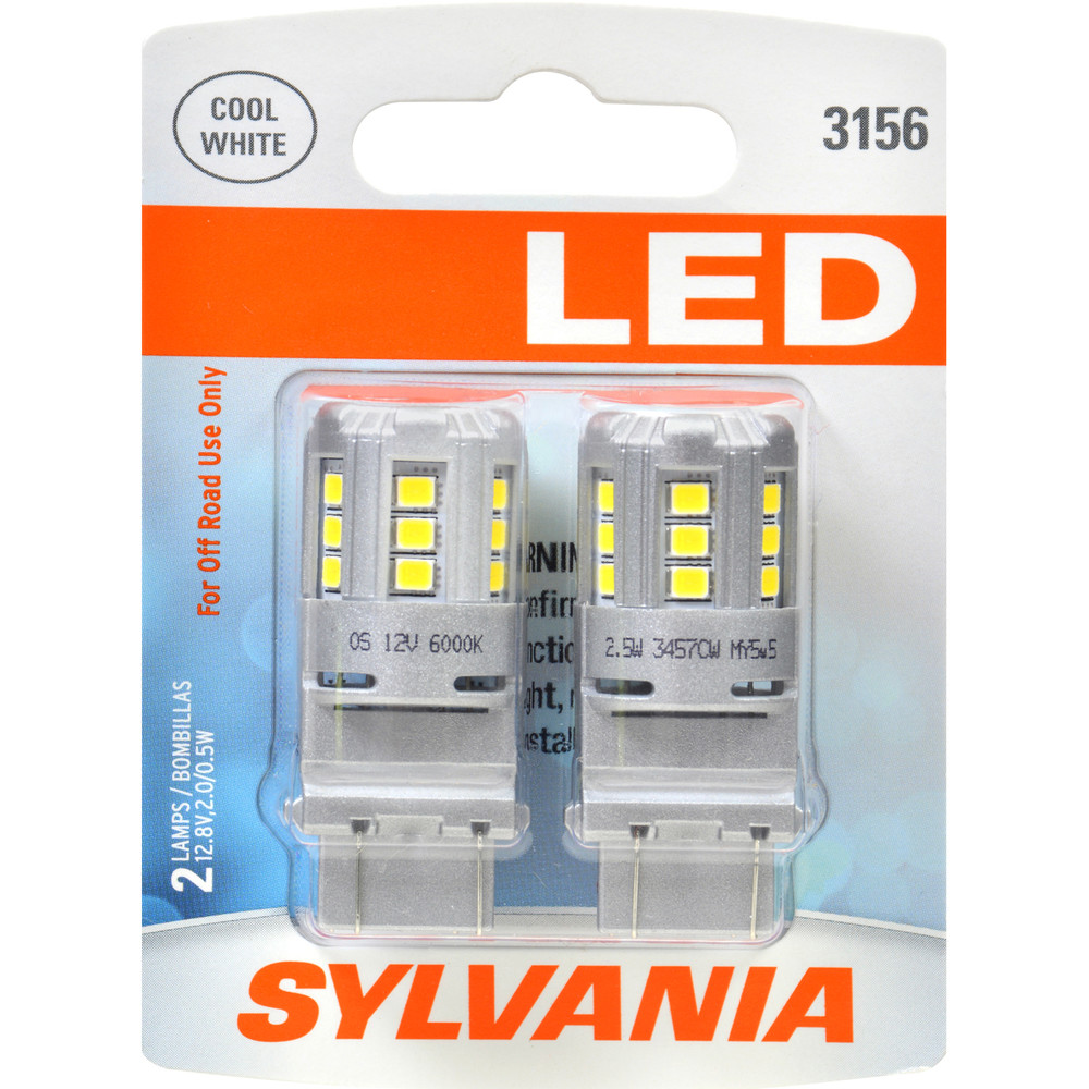 SYLVANIA RETAIL PACKS - LED Blister Pack Twin Back Up Light Bulb - SYR 3156SL.BP2