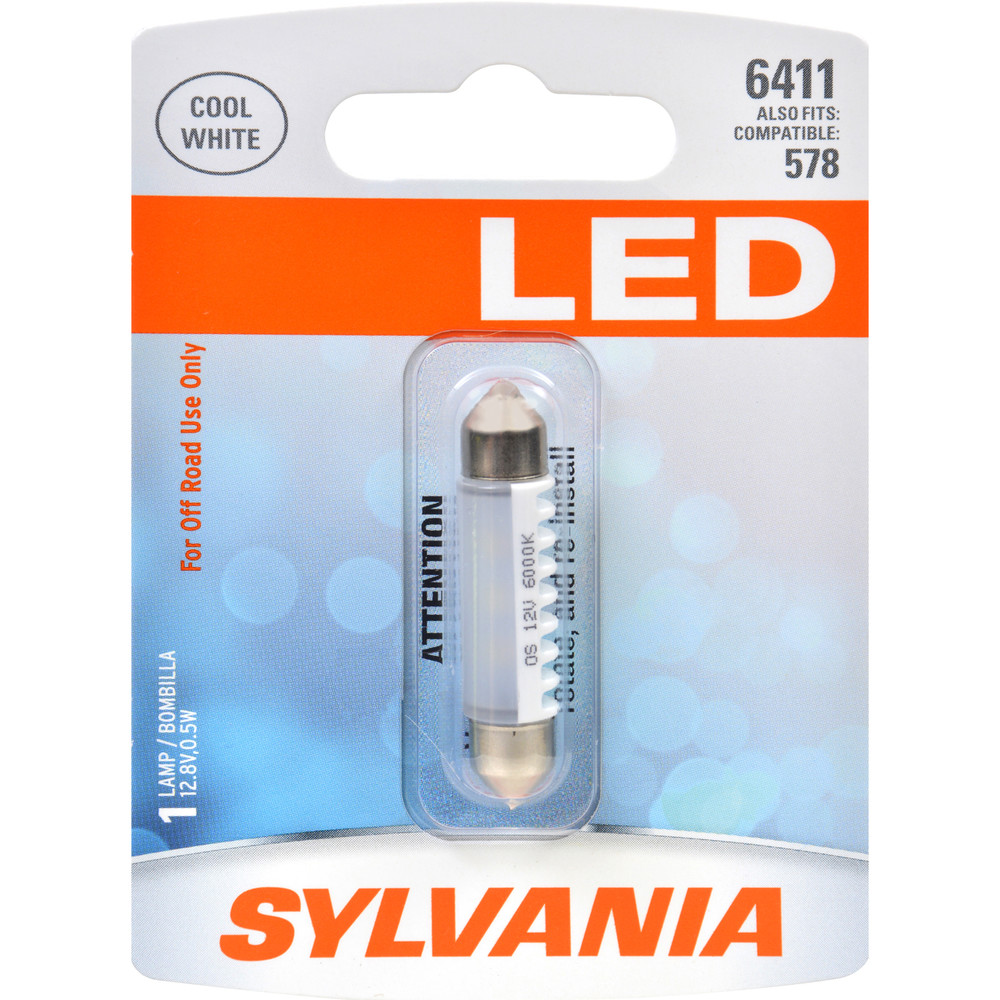 SYLVANIA RETAIL PACKS - LED Blister Pack Dome Light Bulb - SYR 6411SL.BP