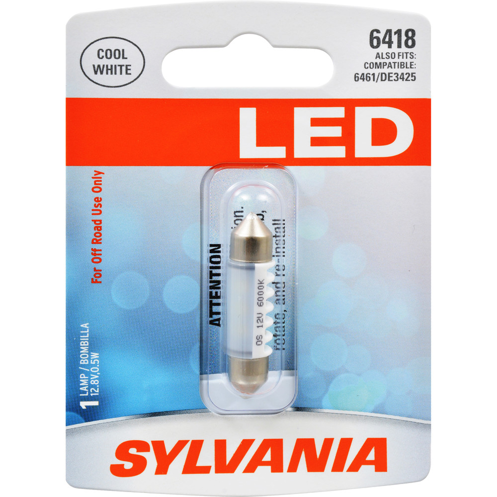 SYLVANIA RETAIL PACKS - LED Blister Pack Interior Door Light Bulb - SYR 6418SL.BP