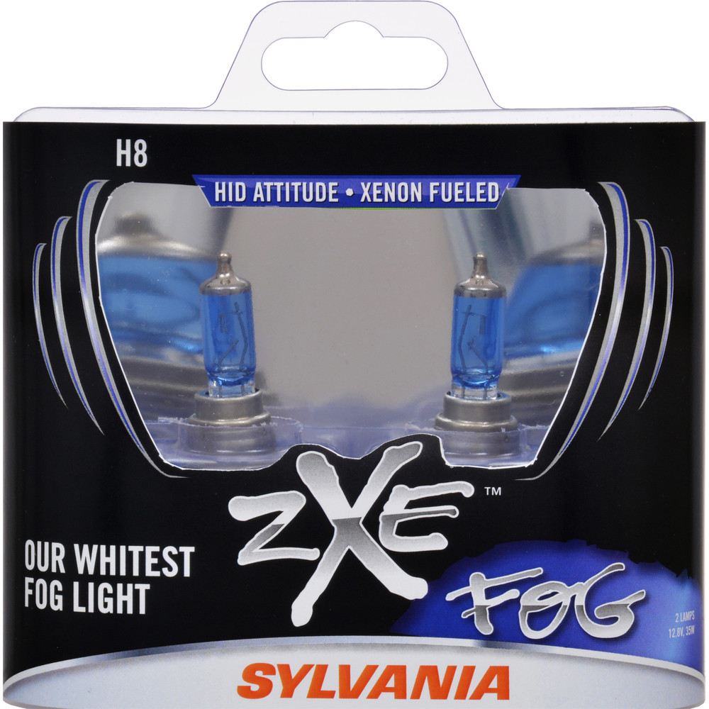 SYLVANIA RETAIL PACKS - SilverStar zXe Plastic Box Twin Fog Light Bulb (Front) - SYR H8SZ.BB2