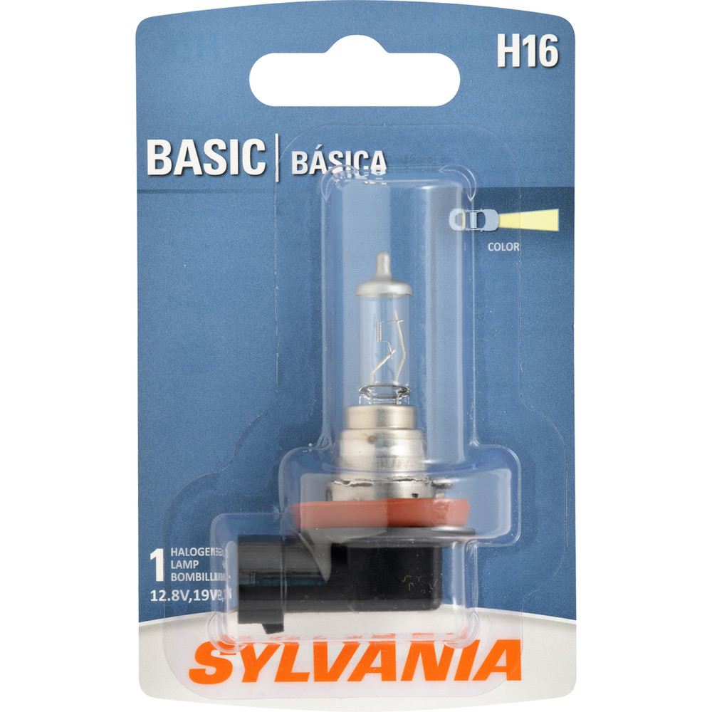 SYLVANIA RETAIL PACKS - Blister Pack Fog Light Bulb (Front) - SYR H16.BP