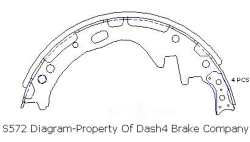 TSS DASH4 - Total Stopping Solutions (Rear) - TDF S572