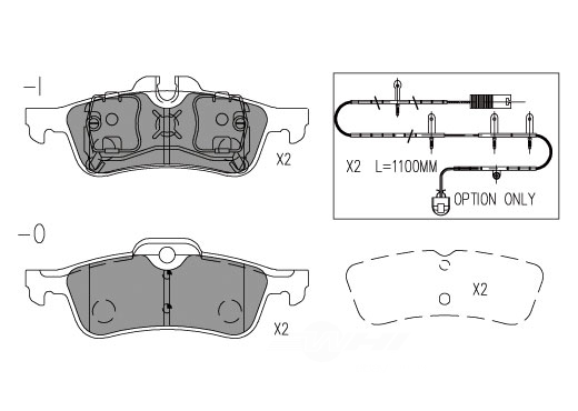 TSS DASH4 - Total Stopping Solutions (Rear) - TDF TD1060MH