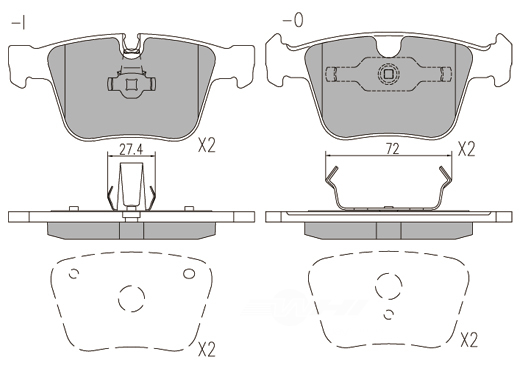 TSS DASH4 - Total Stopping Solutions (Rear) - TDF TD1290M