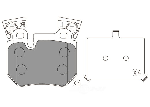 TSS DASH4 - Total Stopping Solutions (Rear) - TDF TD1372MH