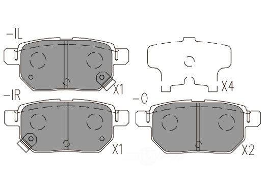 TSS DASH4 - Total Stopping Solutions (Rear) - TDF TD1423CH