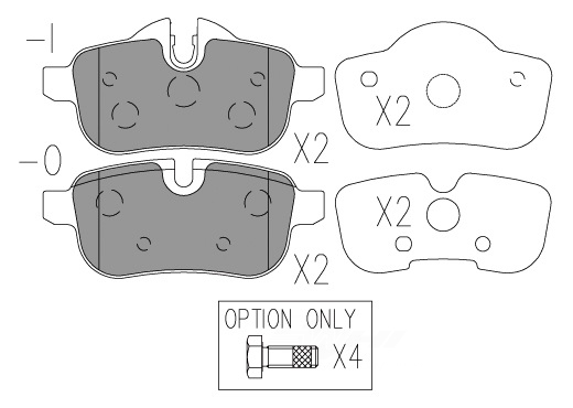 TSS DASH4 - Total Stopping Solutions (Rear) - TDF TD1433M