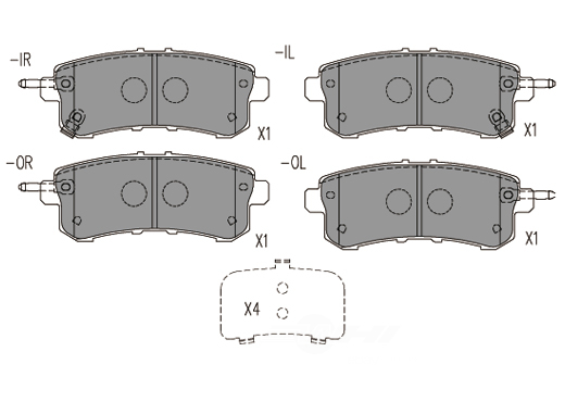 TSS DASH4 - Total Stopping Solutions (Rear) - TDF TD1510C