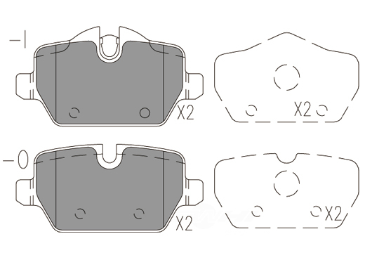 TSS DASH4 - Total Stopping Solutions (Rear) - TDF TD1554M