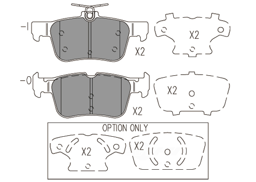 TSS DASH4 - Total Stopping Solutions (Rear) - TDF TD1665CH