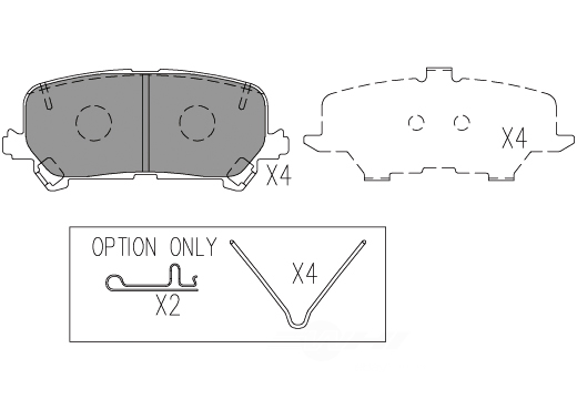 TSS DASH4 - Total Stopping Solutions (Rear) - TDF TD1724C