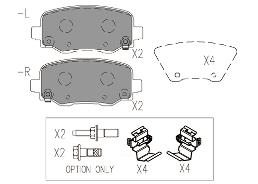 TSS DASH4 - Total Stopping Solutions (Rear) - TDF TD1734C