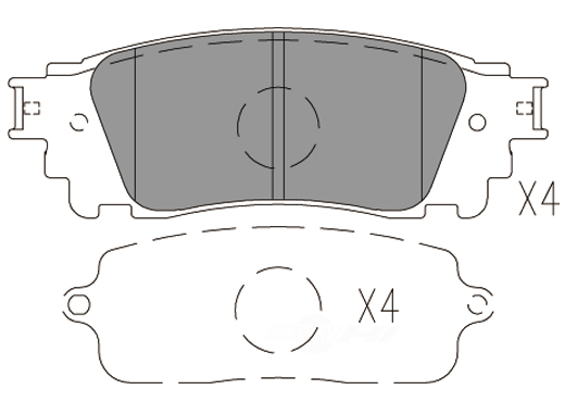 TSS DASH4 - Total Stopping Solutions (Rear) - TDF TD1805C