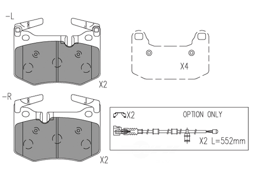 TSS DASH4 - Total Stopping Solutions (Rear) - TDF TD1807M