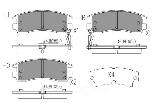 TSS DASH4 - Total Stopping Solutions (Rear) - TDF TD698MH