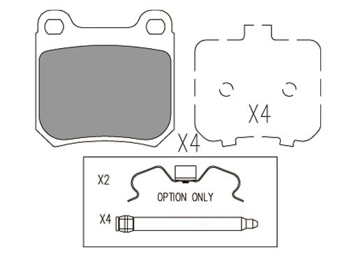 TSS DASH4 - Total Stopping Solutions (Rear) - TDF TD709MH