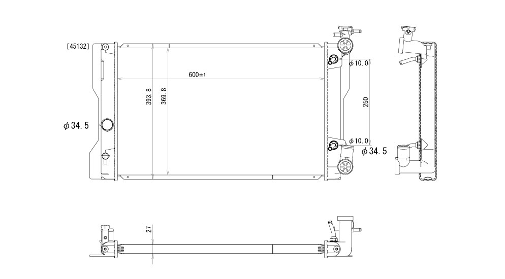 TYC - Radiator Assembly - TYC - 13049