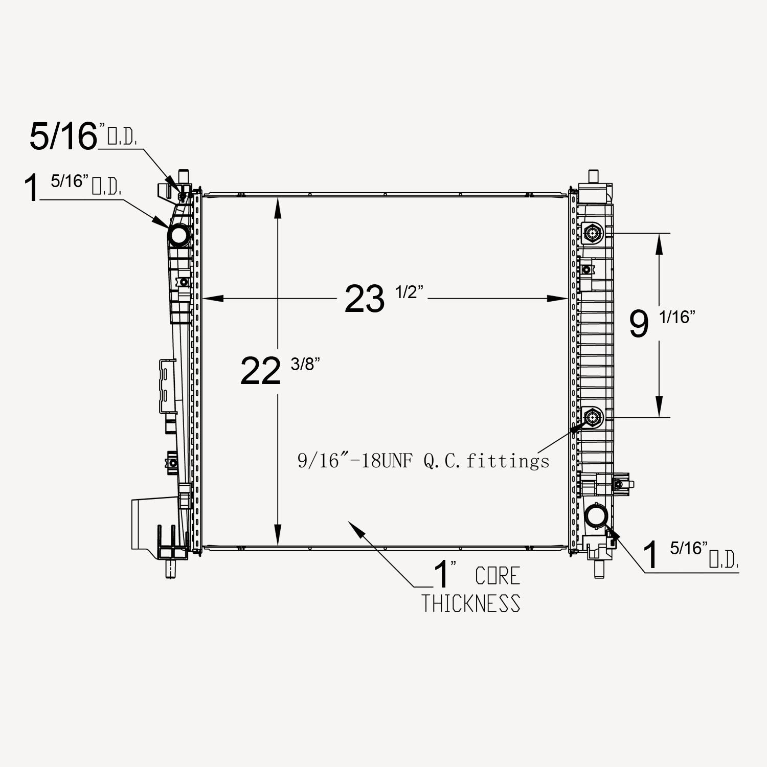 TYC - TYC Radiator - TYC - 13613
