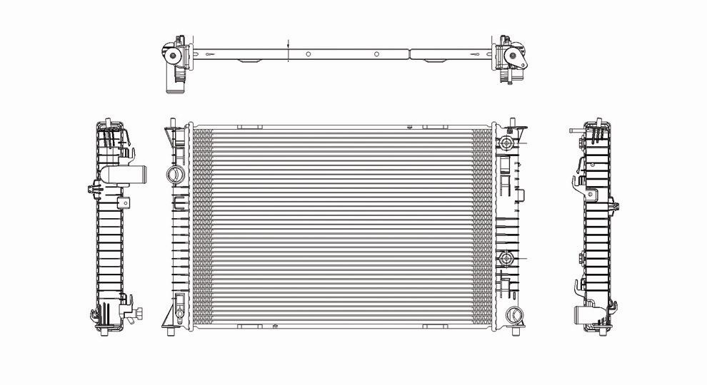 TYC - TYC Radiator - TYC - 2856
