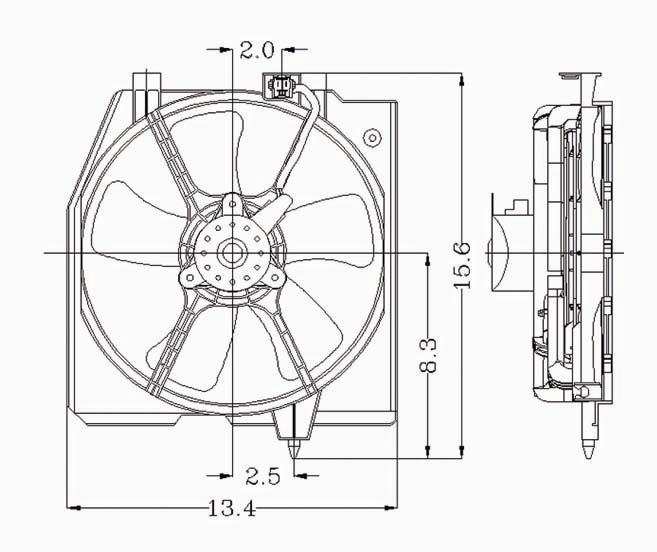 TYC - Engine Cooling Fan Blade - TYC 610020
