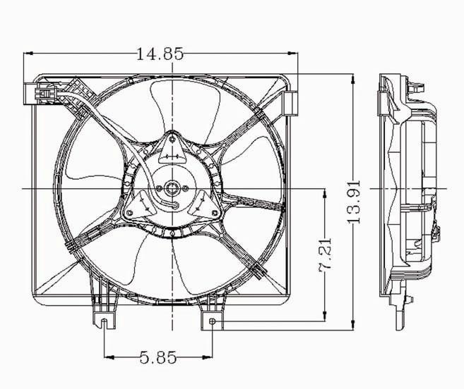 TYC - Engine Cooling Fan Blade - TYC 610030