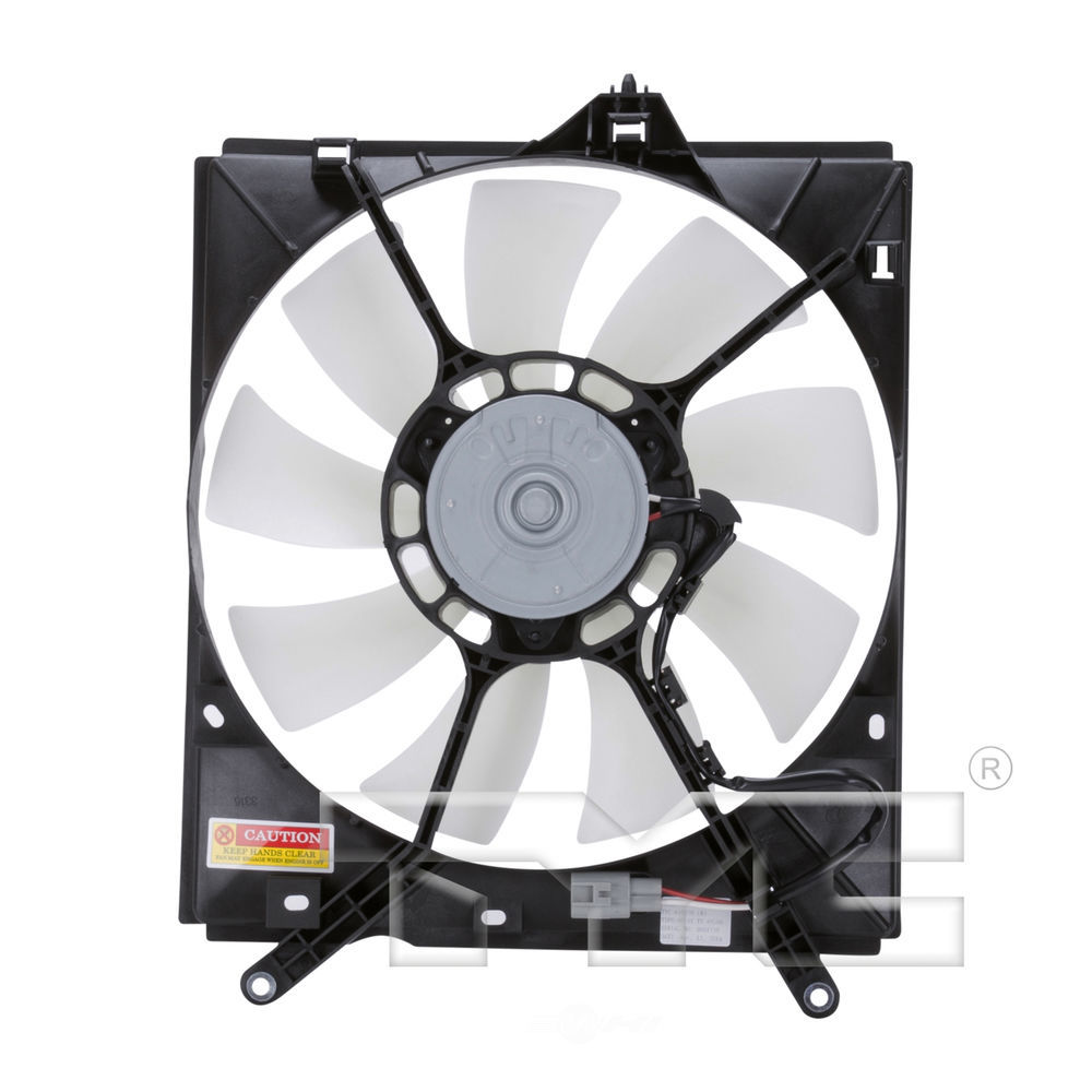 TYC - A/C Condenser Fan Assembly (Right) - TYC 610370